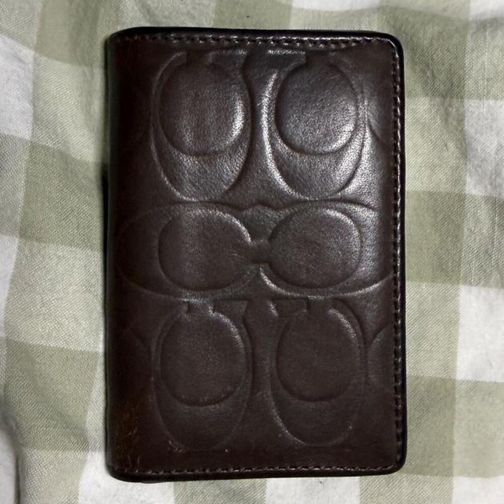Coach Brown Leather Cardholder
